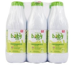 Auchan baby bio croissance 6x1l : photo du produit rappelé le 16/10/2026