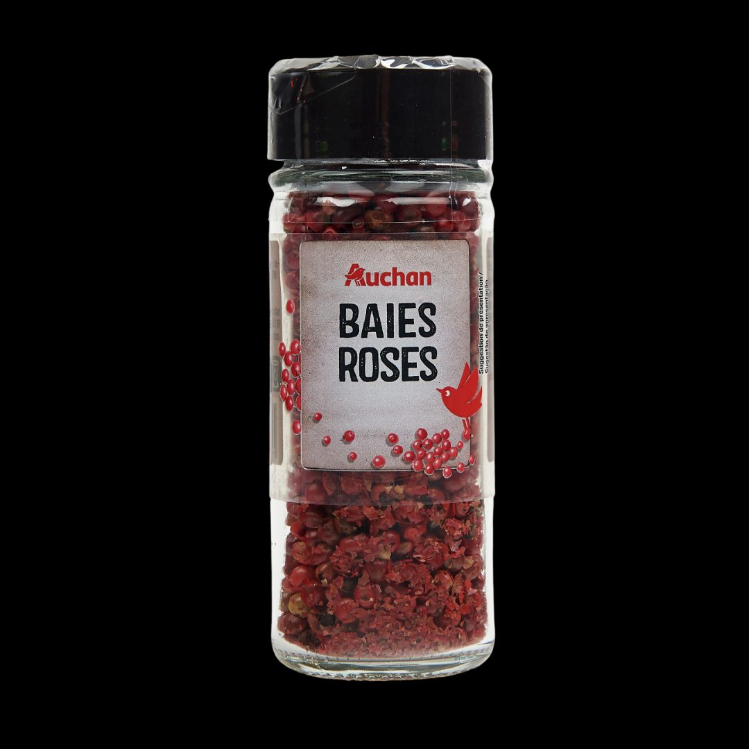 Auchan baies roses 20g : photo du produit rappelé le 08/08/2023