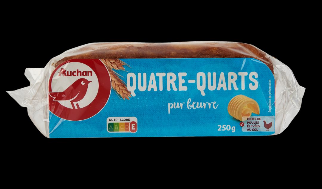 Auchan barre quatre quarts : photo du produit rappelé le 05/08/2022