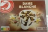 Auchan coupe dame blanche x4 286g : photo du produit rappelé le 15/06/2021