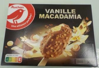 Auchan gg van macadamia x4 270g : photo du produit rappelé le 02/08/2021