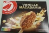 Auchan grands bâtonnets vanille macadamia x4 270g : photo du produit rappelé le 29/11/2021