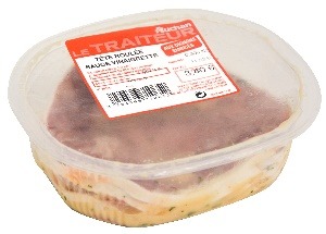 Auchan tete roulee sauce vin 300g : photo du produit rappelé le 11/10/2021