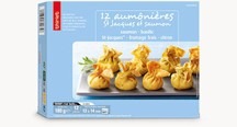 Aumonieres saint jacques - saumon Thiriet : photo du produit rappelé le 12/10/2021