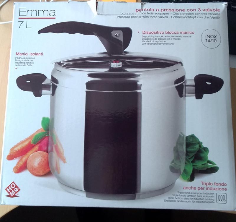Autocuiseur 7 litres emma home : photo du produit rappelé le 31/03/2021