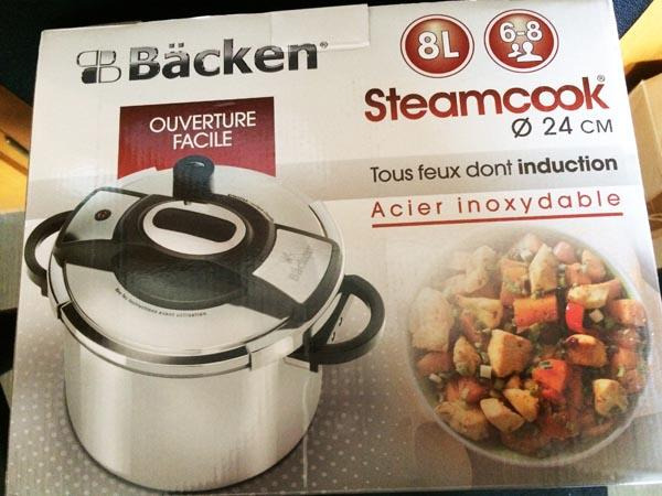 Autocuiseur steamcook bäcken : photo du produit rappelé le 31/03/2021