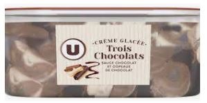 Bac crème glacée 473g & 485g U : photo 2 sur 2 du produit rappelé le 03/08/2021
