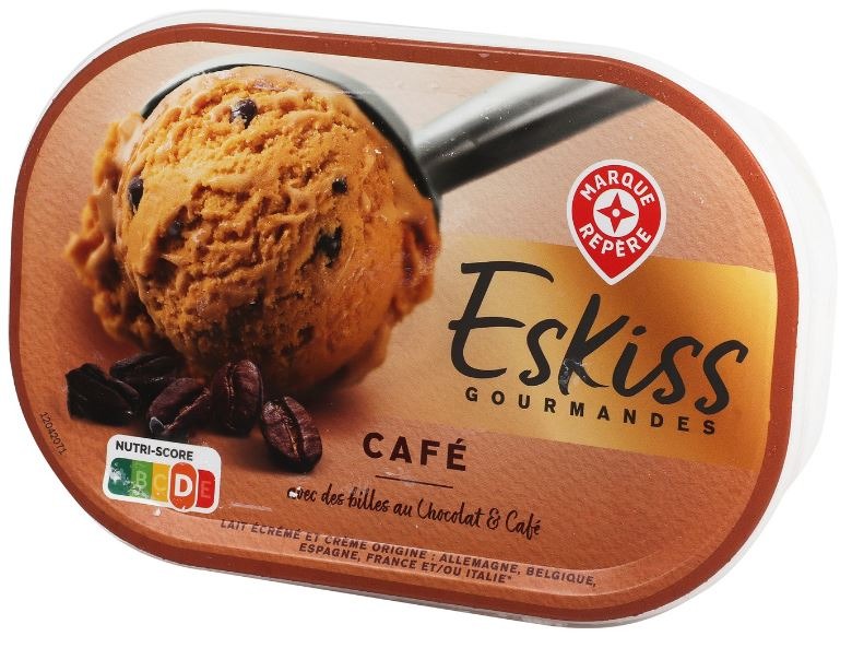 Bac creme glacee cafe 500g Eskiss : photo du produit rappelé le 29/07/2021