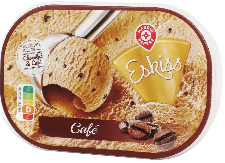 Bac creme glacee cafe 500g Eskiss : photo 2 sur 2 du produit rappelé le 29/07/2021