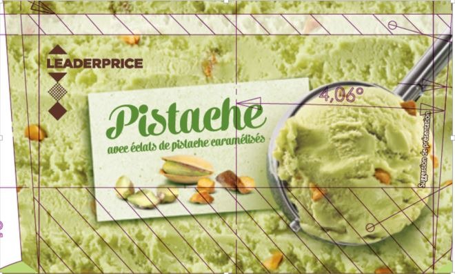 Bac crème glacée leader price : photo 3 sur 5 du produit rappelé le 30/07/2021