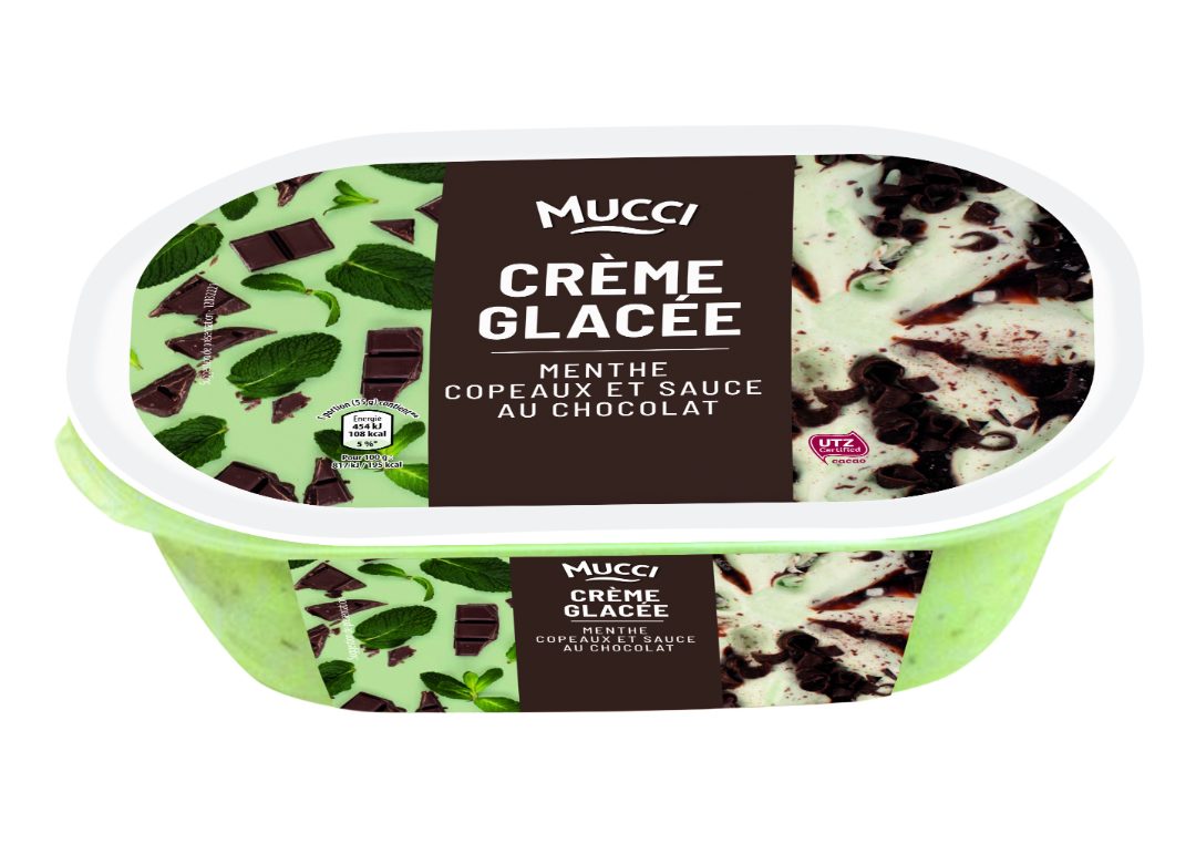 Bac de glace premium 900ml - vanille macadamia, menthe, citron Mucci : photo 3 sur 4 du produit rappelé le 07/12/2021