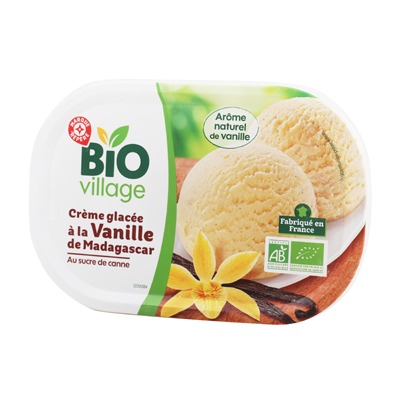 Bac vanille bio - 900ml/450g BIO Village : photo du produit rappelé le 06/07/2021