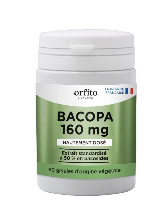Bacopa 160 mg - 60 gélules Orfito : photo du produit rappelé le 28/05/2021