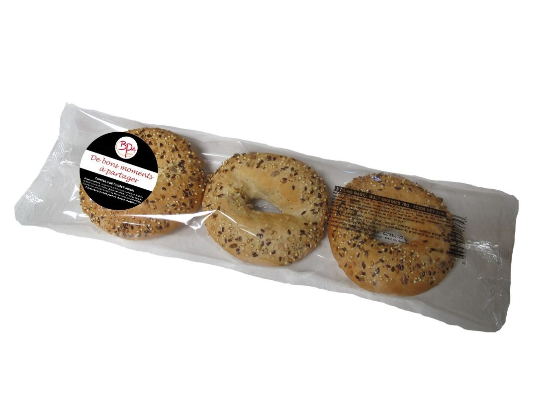 Bagel graine 70g x3 BPA : photo du produit rappelé le 25/11/2024