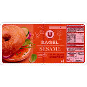 Bagels sésame Système U : photo du produit rappelé le 26/03/2021