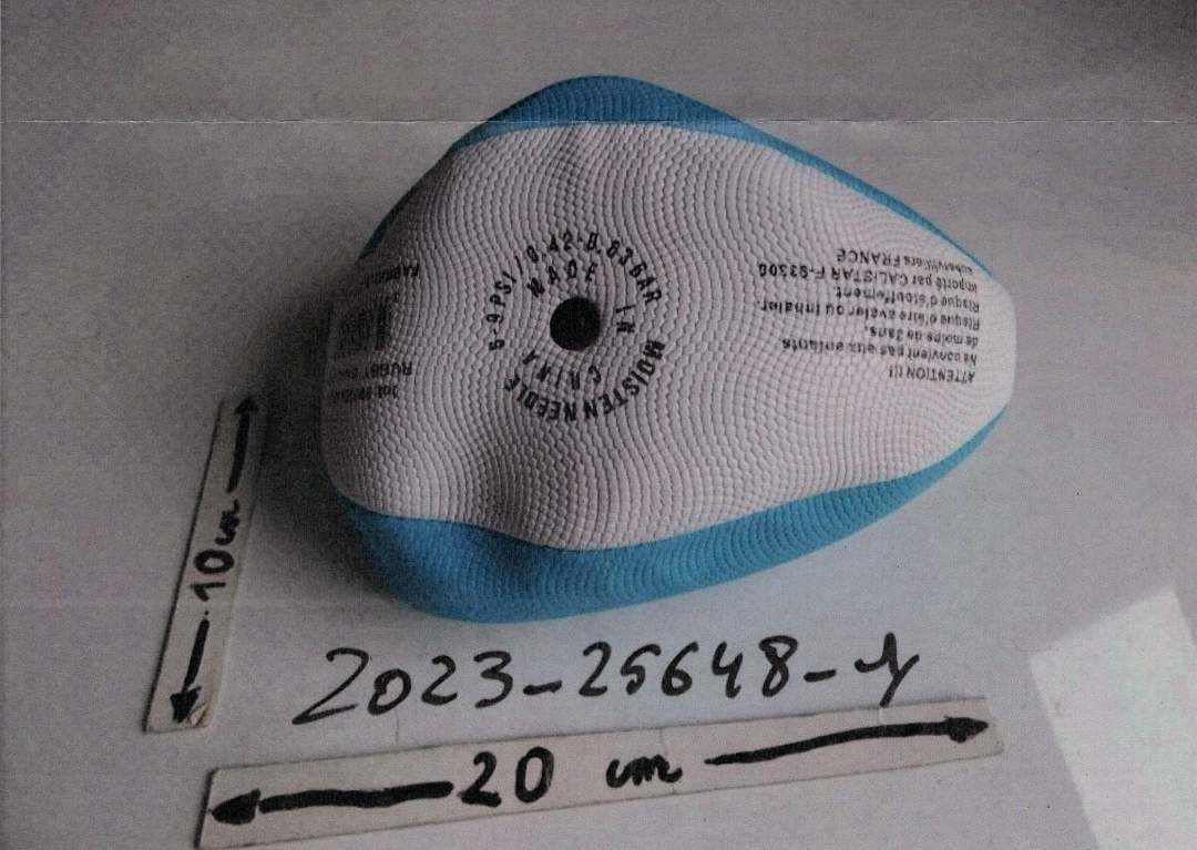 Ballon rugby : photo du produit rappelé le 30/10/2023