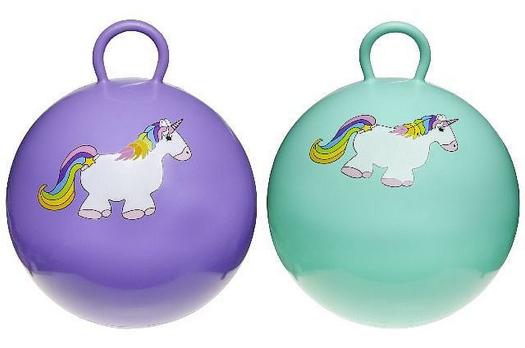 Ballon sauteur licorne LG Imports : photo du produit rappelé le 09/04/2024