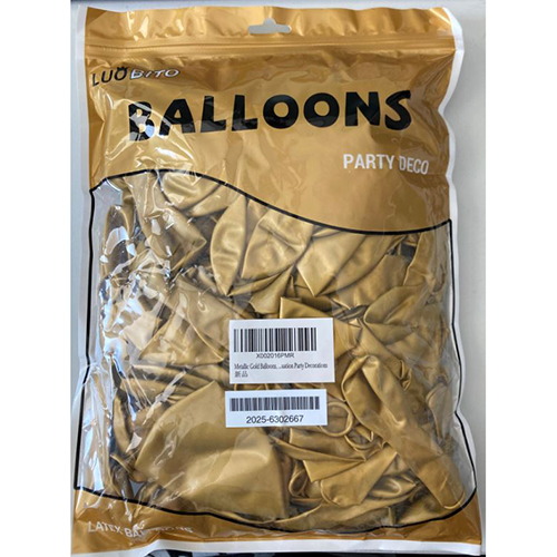 Balloons party deco ballons Luobito : photo du produit rappelé le 07/11/2025