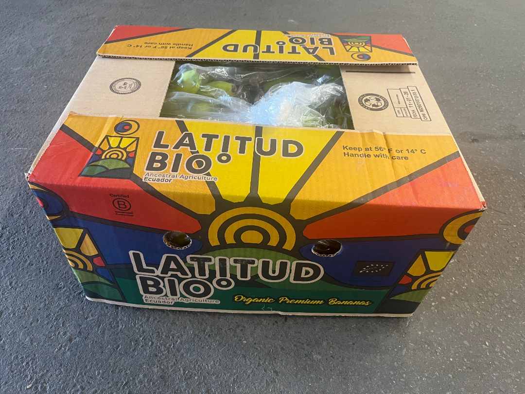 Banane cavendish latitud equateur cat1 bio : photo du produit rappelé le 05/03/2026