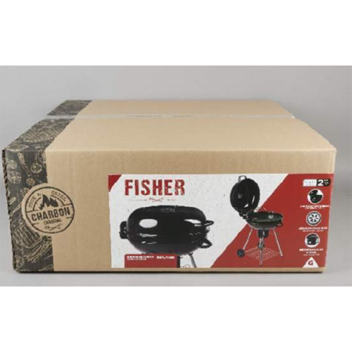 Barbecue boule charcoal fisher barbecue au charbon Gifi Diffusion Sas : photo du produit rappelé le 19/07/2024