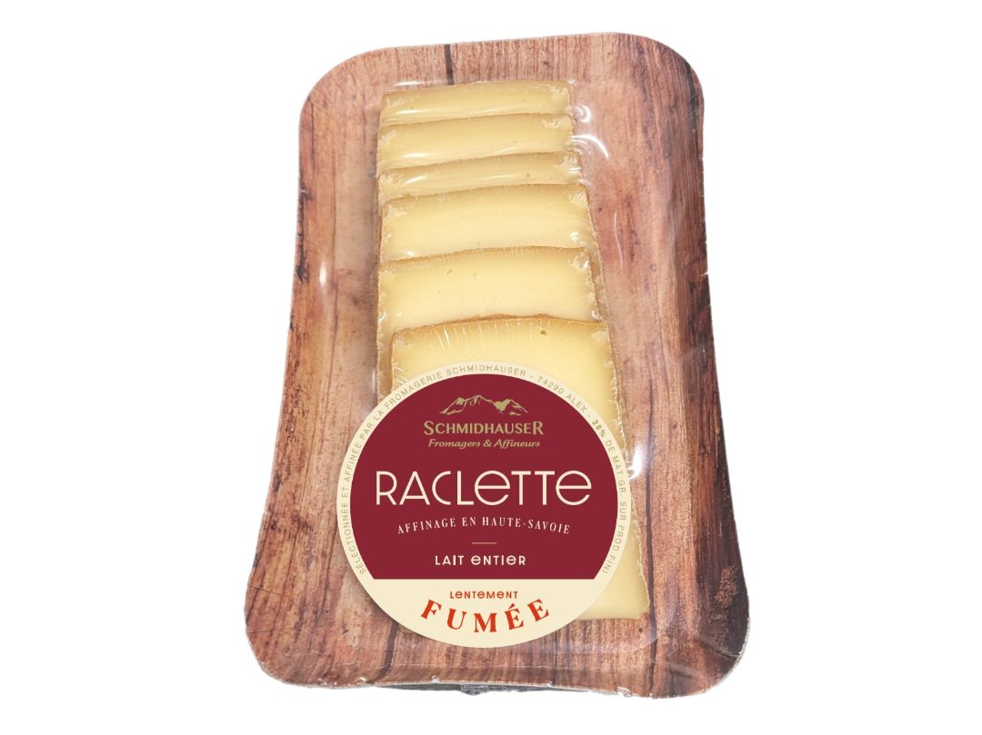 Barquette raclette fumée 200g Schmidhauser : photo du produit rappelé le 26/11/2025