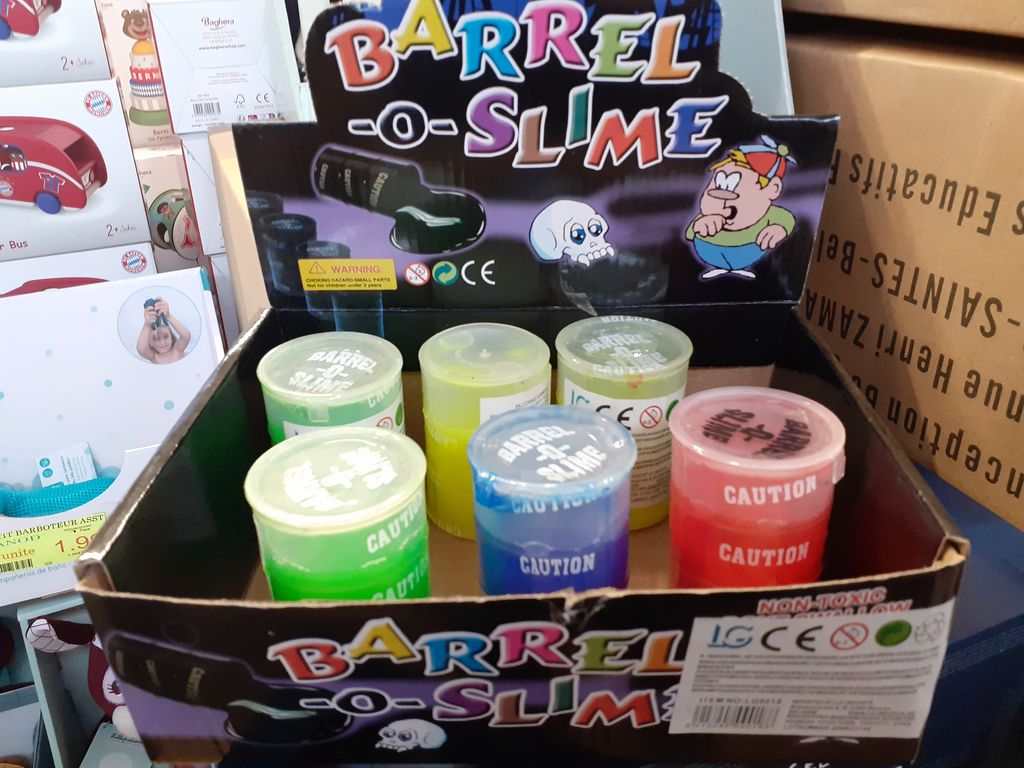 Barrel-o-slime LG-Imports : photo du produit rappelé le 26/12/2025