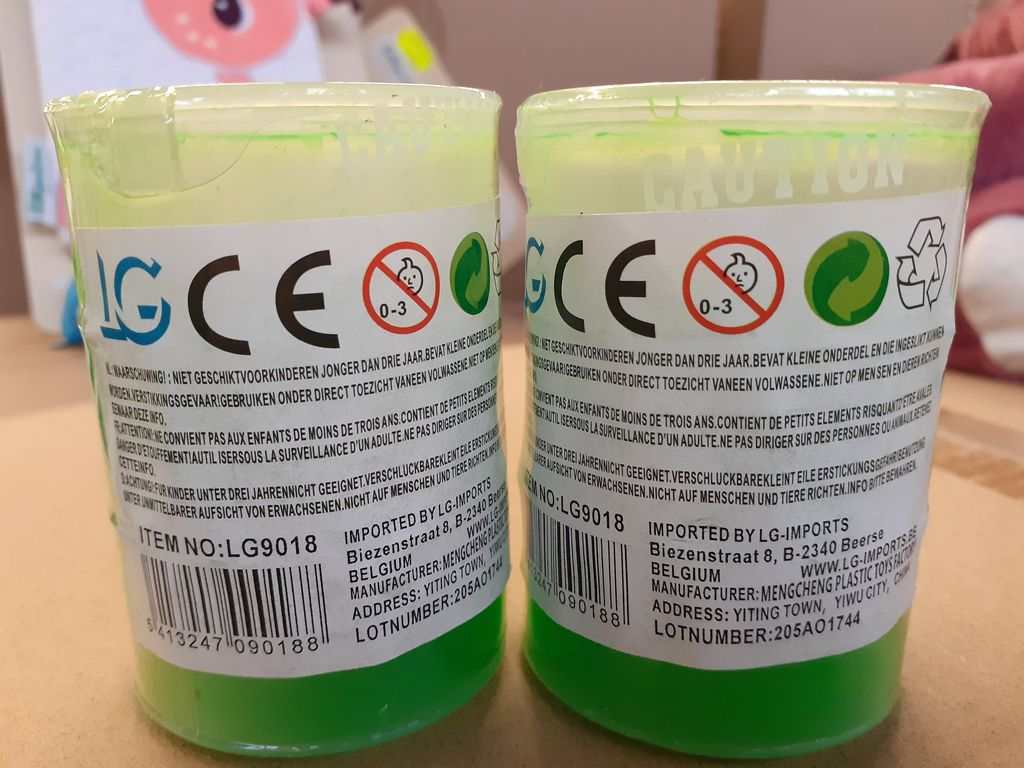 Barrel-o-slime LG-Imports : photo 2 sur 3 du produit rappelé le 26/12/2025