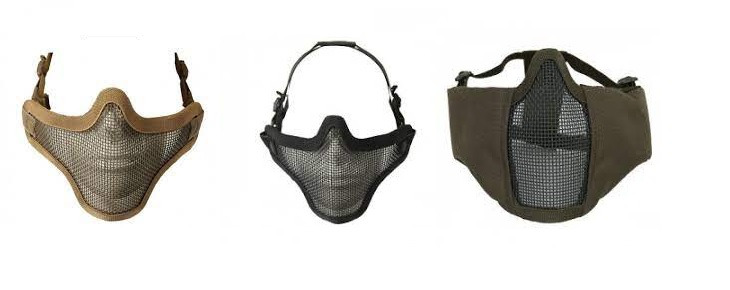 Bas de masques grillagés airsoft Tactical Ops : photo du produit rappelé le 12/10/2023