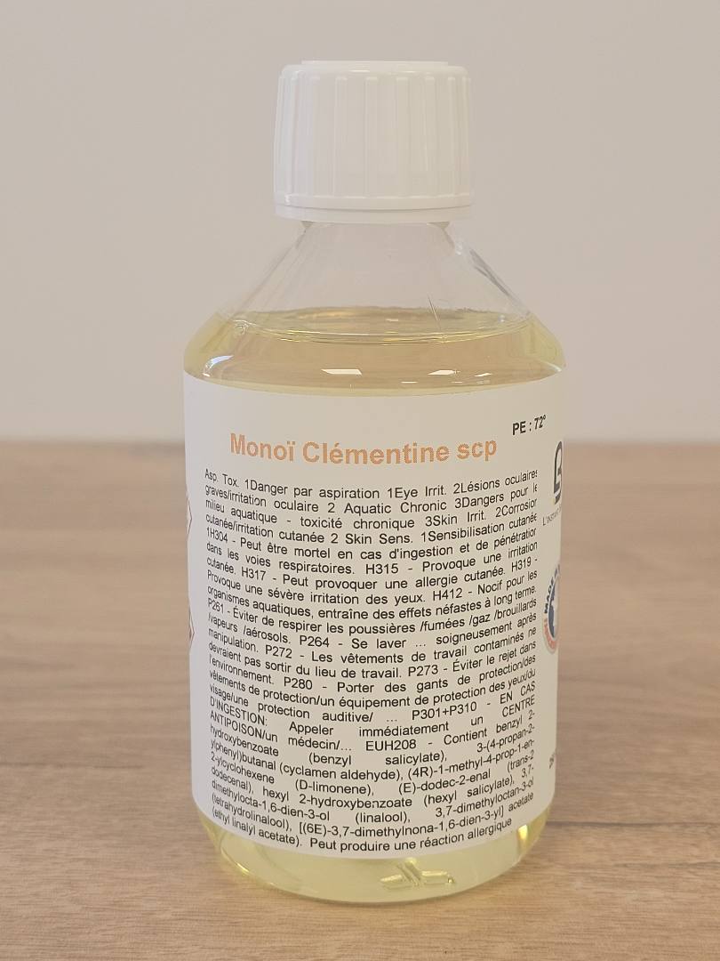 Base parfumante pour bougies - monoï clémentine L'Instant Bougies : photo du produit rappelé le 12/06/2026