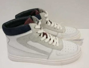 Baskets haute cuir femme Monoprix : photo du produit rappelé le 07/04/2022