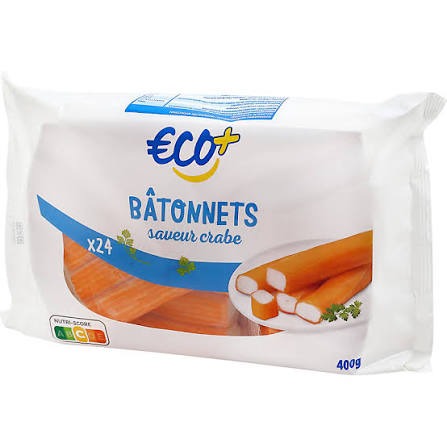 Batônnets de surimi Marque Repère : photo du produit rappelé le 19/08/2026