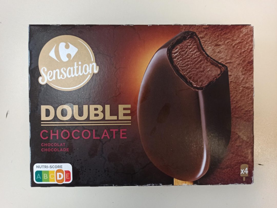 Bâtonnets double - sauce au chocolat x4 Carrefour / Carrefour Sensation : photo du produit rappelé le 29/07/2021