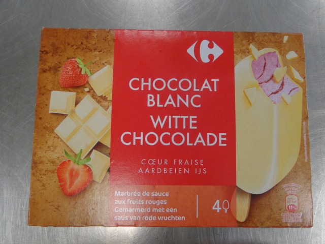 Bâtonnets double strawberry x4 Carrefour / Carrefour Sensation : photo 2 sur 2 du produit rappelé le 29/07/2021