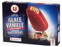 Bâtonnets glacés 288g & 282g U : photo du produit rappelé le 03/08/2021