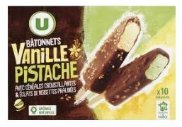Bâtonnets glacés x10 370g U : photo 5 sur 5 du produit rappelé le 03/08/2021