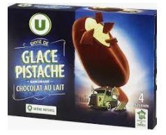 Bâtonnets glacés x4 258g U : photo 2 sur 3 du produit rappelé le 03/08/2021