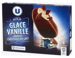 Bâtonnets glacés x4 258g U : photo 3 sur 3 du produit rappelé le 03/08/2021