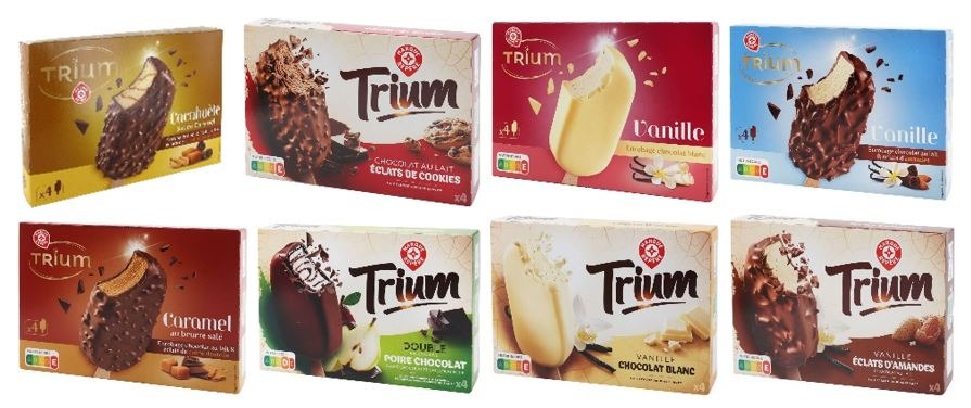 Batonnets gourmands trium x4 : photo du produit rappelé le 03/02/2022