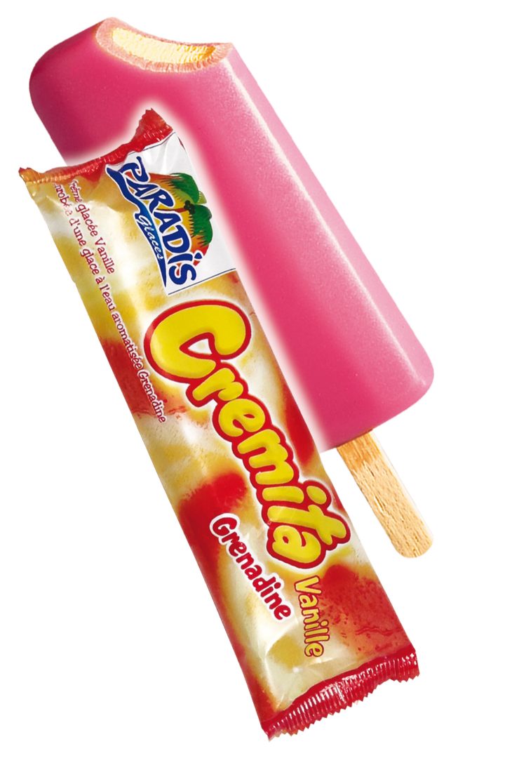 Batonnets paradis cremita grenadine et supercoco : photo du produit rappelé le 26/07/2021