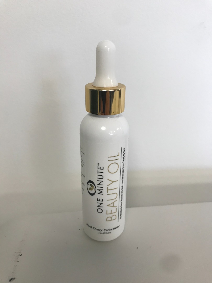 Beauty oil One Minute : photo du produit rappelé le 05/10/2023