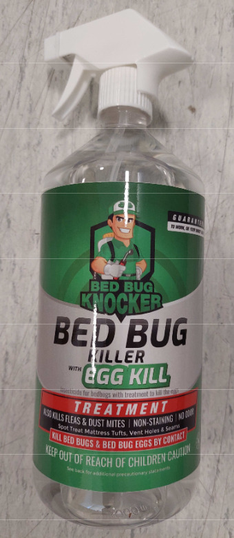Bed bug killer with egg kill Bed Bug Knocker : photo du produit rappelé le 03/06/2024