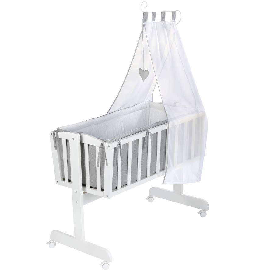 Berceau complet ange laqué blanc BEBE9 Creation : photo du produit rappelé le 29/11/2021
