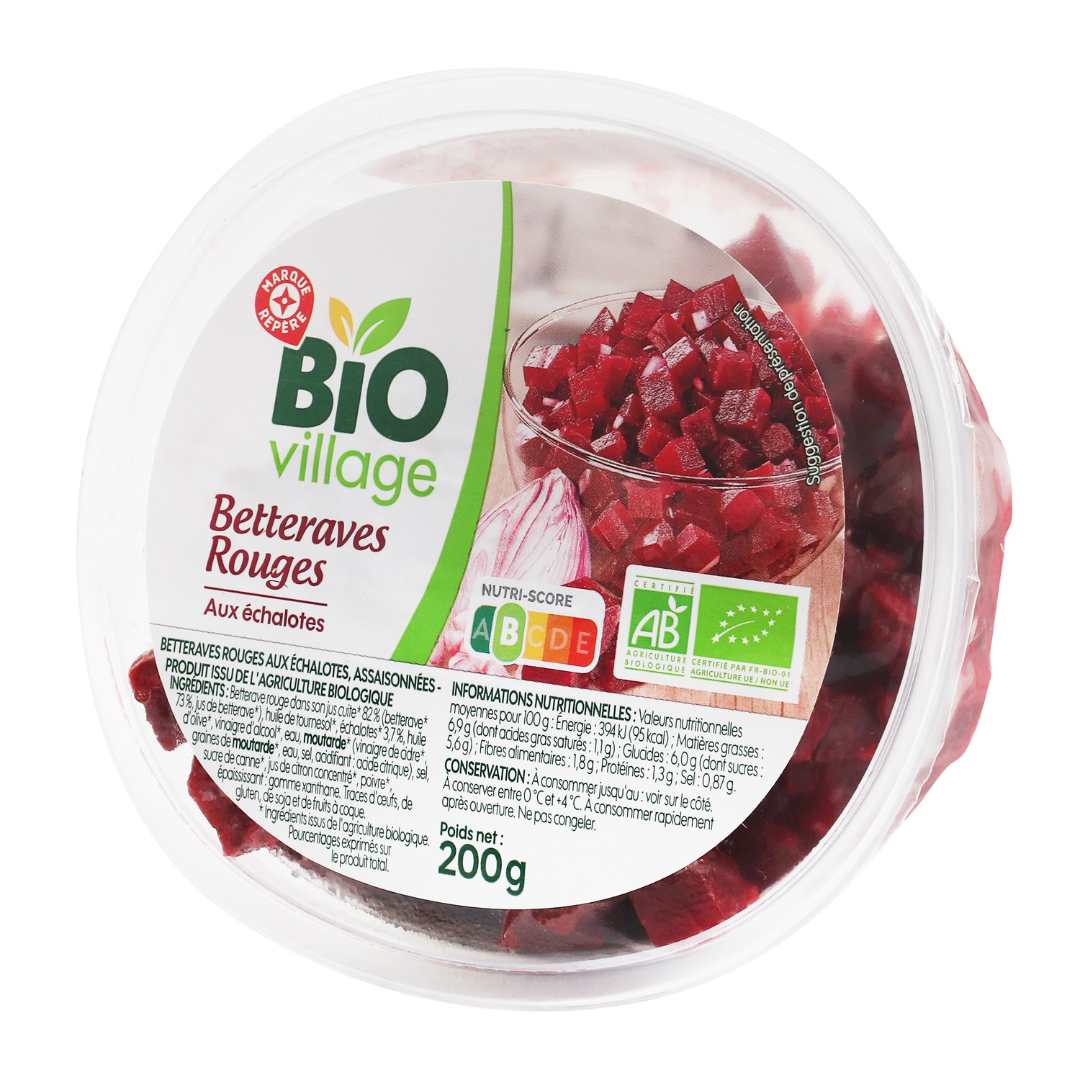 Betteraves rouges bio 200g BIO Village : photo du produit rappelé le 21/01/2022