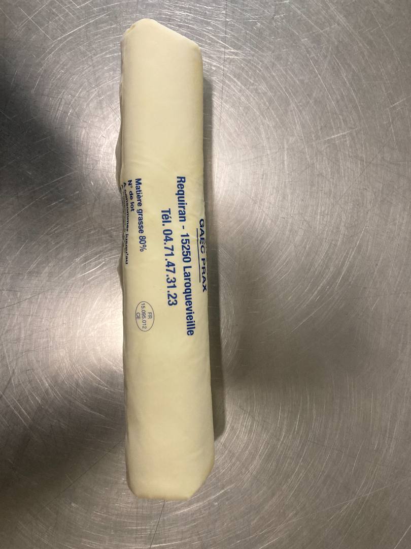 Beurre de lactoserum fermier Gaec Prax : photo du produit rappelé le 30/01/2026