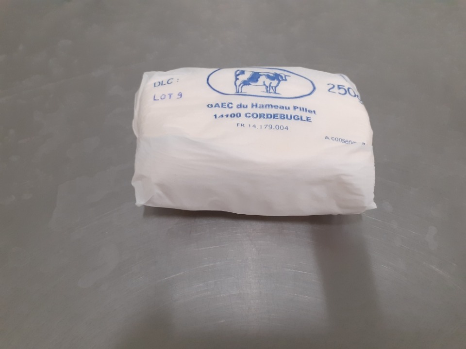 Beurre doux et demi sel Gaec du Hameau Pillet : photo du produit rappelé le 19/03/2025