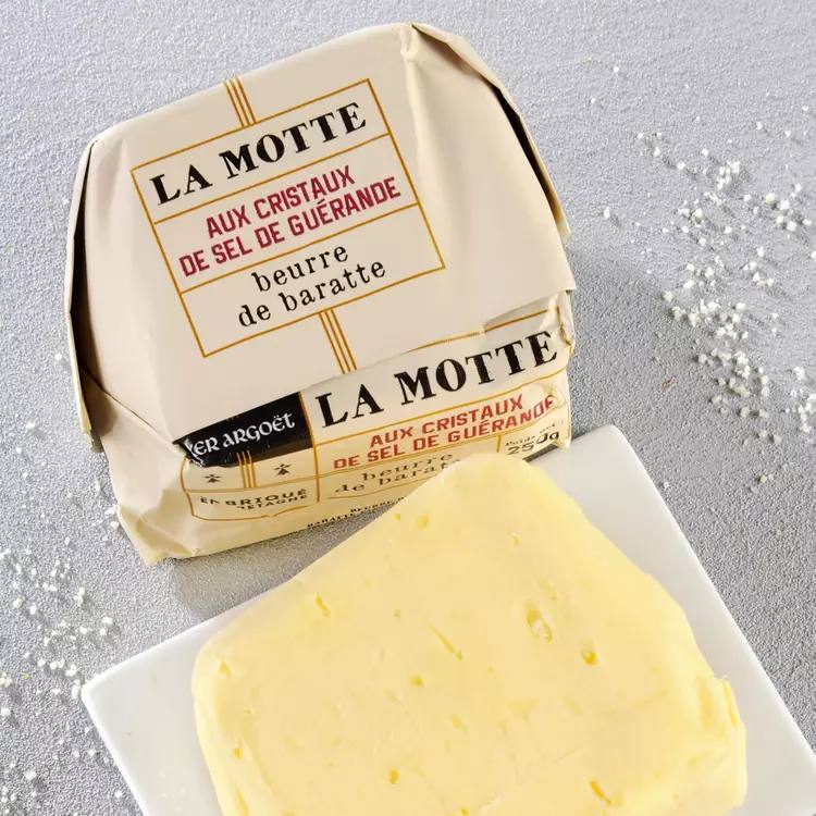 Beurre motte aux cristaux de sel 250g Ker Argoet : photo du produit rappelé le 20/03/2023