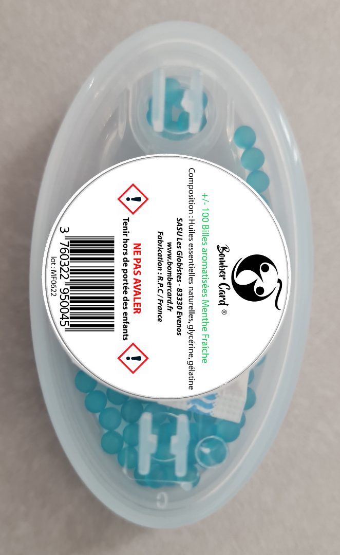Billebox menthe fraîche Bomber Card : photo du produit rappelé le 02/05/2023