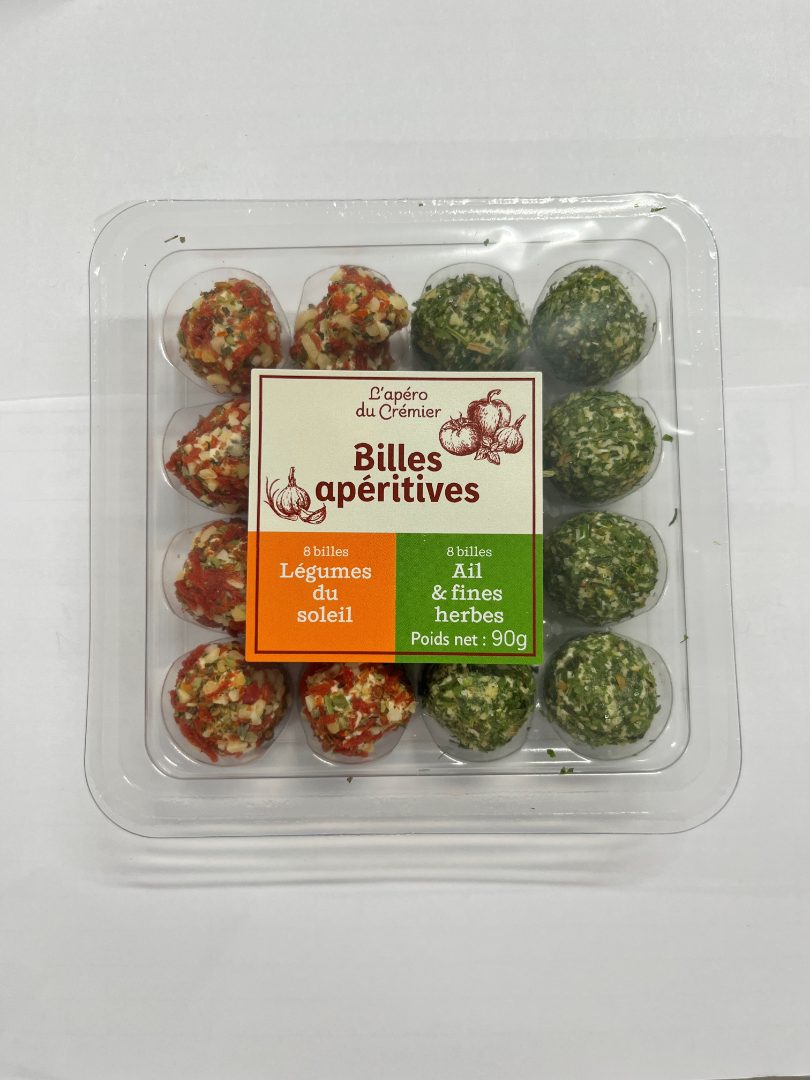 Billes aperitives legumes du soleil / ail et fines L'Apéro du Crémier : photo du produit rappelé le 10/07/2026