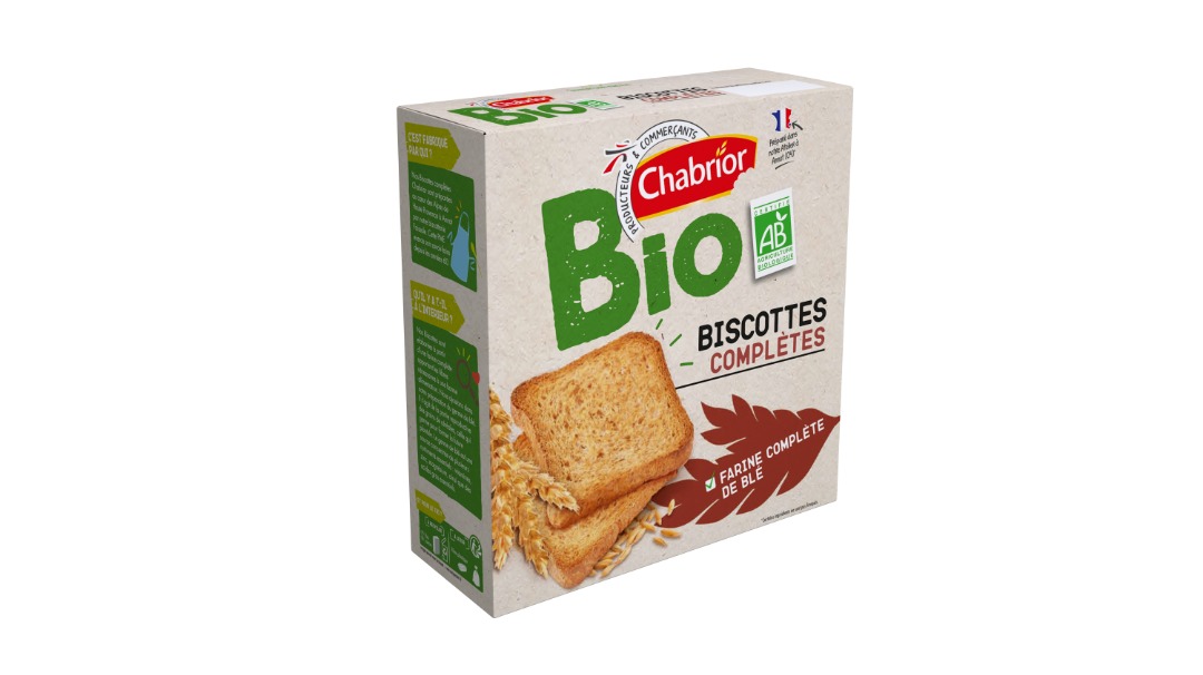 Biscotte complete bio 300g Chabrior : photo du produit rappelé le 11/10/2021