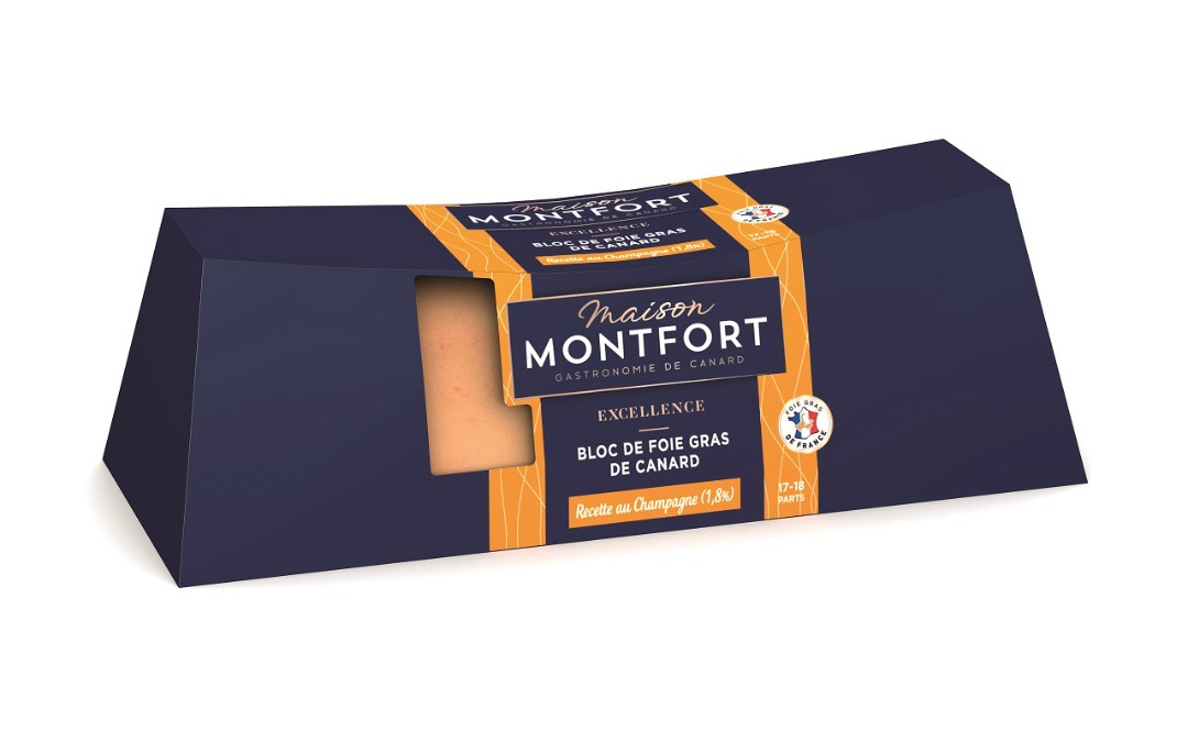 Bloc de foie gras de canard - barquette Montfort : photo 2 sur 3 du produit rappelé le 31/05/2021